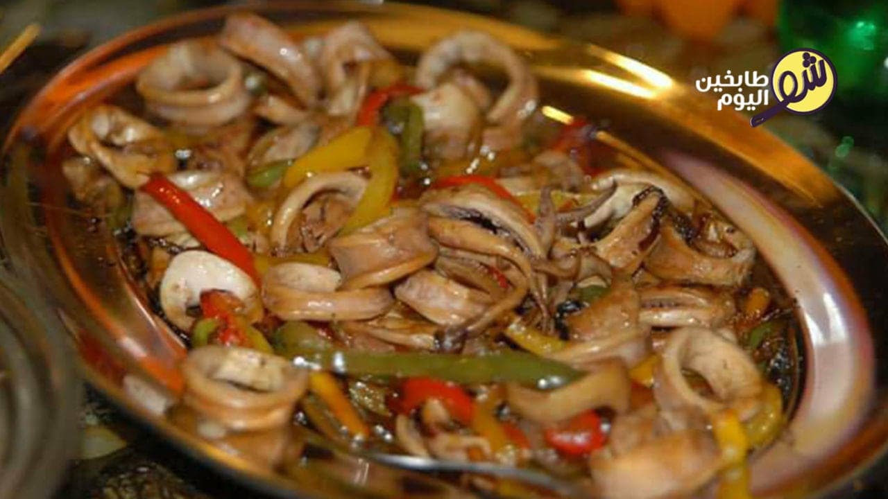 Crispy Calamari with Peppers and Soy Sauce